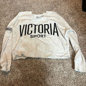Victoria secret sport cropped sweatshirt